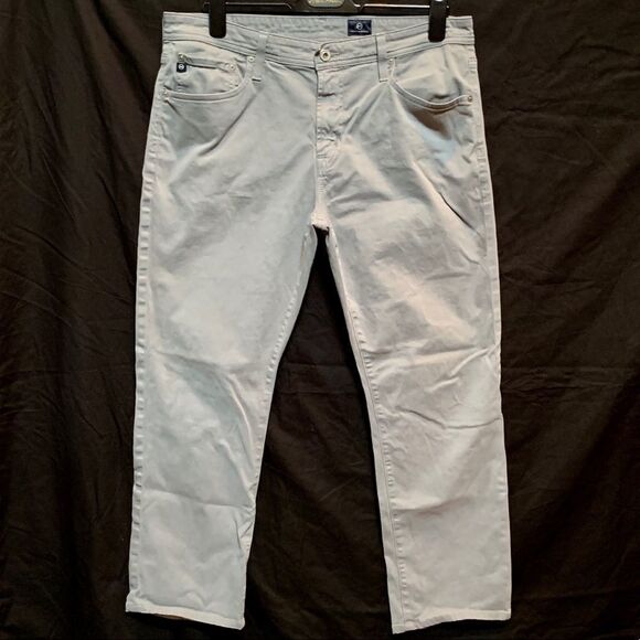 AG The Graduate Light Green Tailored Leg Jeans 36 - Picture 1 of 7